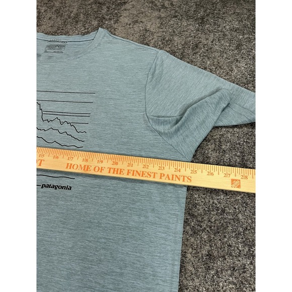 Patagonia Capilene Cool Daily Shirt Mens XL Mountain Graphic Short Sleeve EUC - Picture 7 of 7